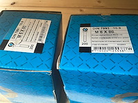 Inbusbouten - m6x80 vk - din7991 10.9 elvz. - deurbeslag (300x) - afbeelding 1 van  2