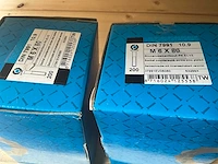 Inbusbouten - m6x80 vk - din7991 10.9 elvz. - deurbeslag (300x)