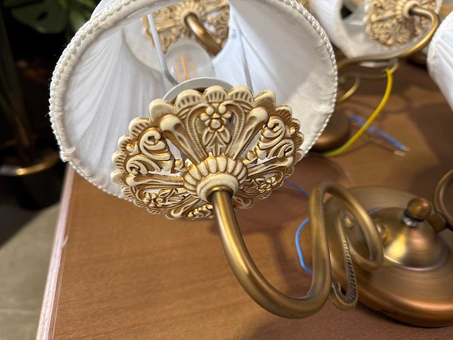 Incanti cloe dubbele wandlamp (15x) - afbeelding 3 van  6