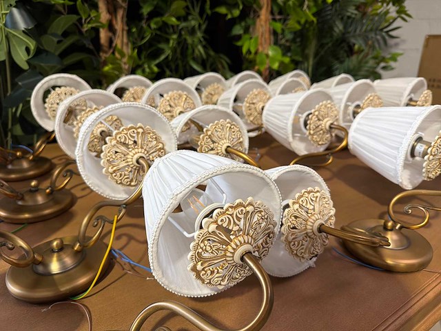 Incanti cloe dubbele wandlamp (15x) - afbeelding 4 van  6