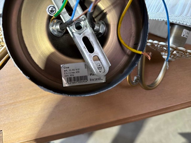 Incanti cloe dubbele wandlamp (15x) - afbeelding 6 van  6