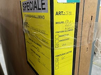 Inda 200x140cm b2599a an 90z walk-in douchewand - afbeelding 3 van  3