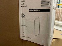 Inda 200x88-90cm b2594dan011a walk-in douchewand - afbeelding 2 van  2