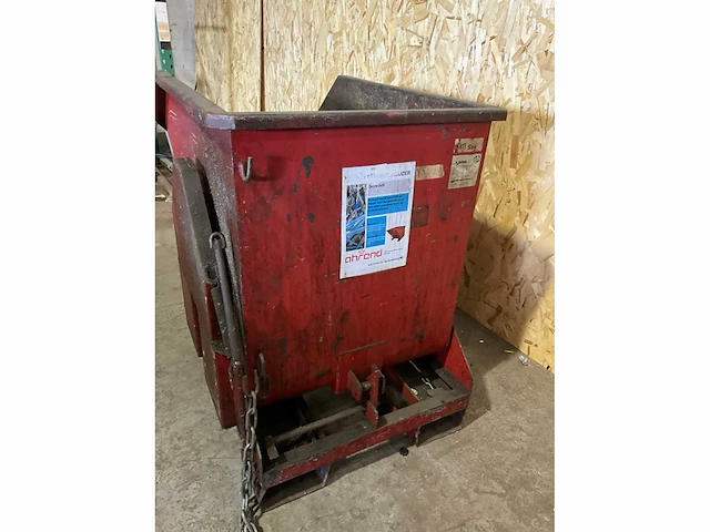 Indap mkb500 kiep- kantelbak v.v. sledes 0,5m3 max 2500kg - afbeelding 2 van  5