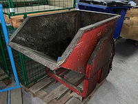 Indapp - kiep- kantelbak 500 liter v.v. heftrucksledes - afbeelding 2 van  4
