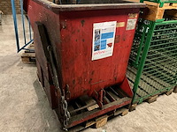 Indapp - kiep- kantelbak 500 liter v.v. heftrucksledes - afbeelding 3 van  4