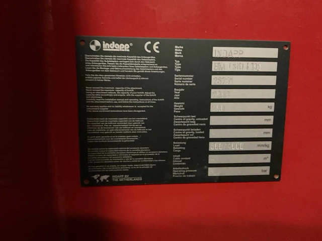 Indapp ihka-v-3650 heftruckjib - afbeelding 2 van  7