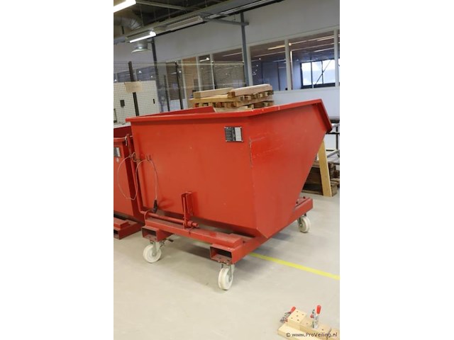 Indapp tkb 1000 kantelcontainer v.v. zwenkwielen - afbeelding 1 van  8