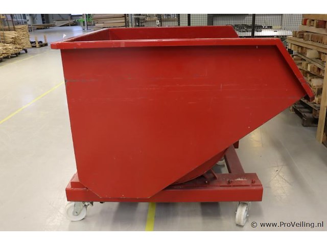Indapp tkb 1000 kantelcontainer v.v. zwenkwielen - afbeelding 2 van  8