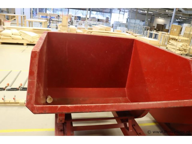 Indapp tkb 1000 kantelcontainer v.v. zwenkwielen - afbeelding 3 van  8