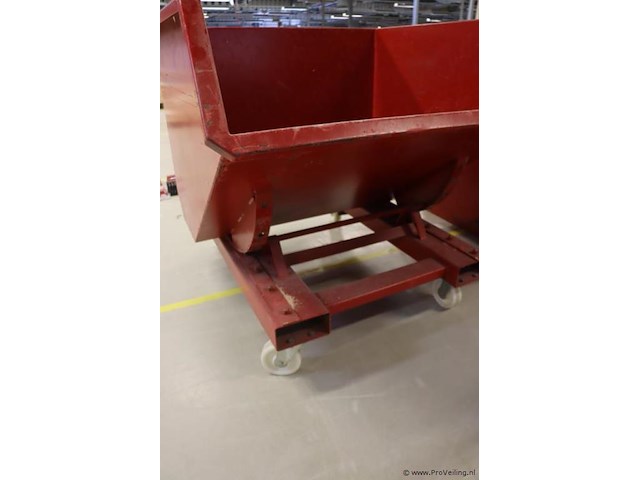 Indapp tkb 1000 kantelcontainer v.v. zwenkwielen - afbeelding 4 van  8