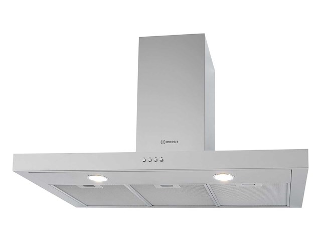 Indesit ihbs9.5 amx rvs afzuigkap 90cm - afbeelding 1 van  5