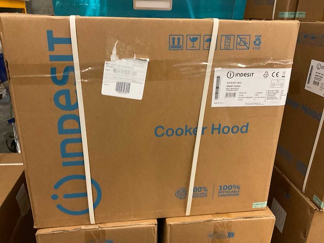 Indesit ihp 635f lmx wandschouw afzuigkap rvs (10x) - afbeelding 3 van  5