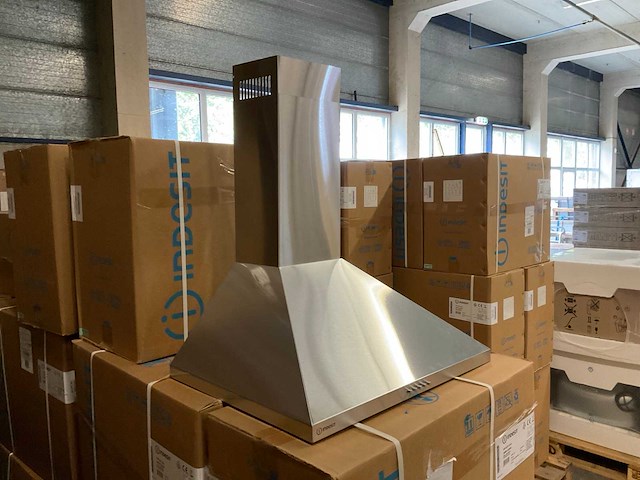 Indesit ihp 635f lmx wandschouw afzuigkap rvs - afbeelding 2 van  5