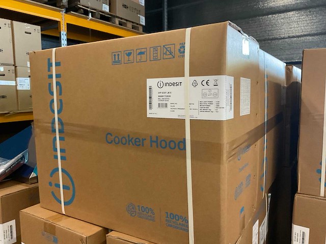 Indesit ihp 635f lmx wandschouw afzuigkap rvs - afbeelding 5 van  5