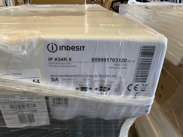 Indesit ipk54rx inbouw combi-magnetron - afbeelding 3 van  3