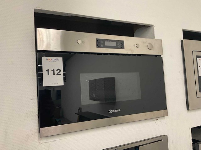 Indesit mwi3211ix inbouw magnetron met grill - afbeelding 2 van  4
