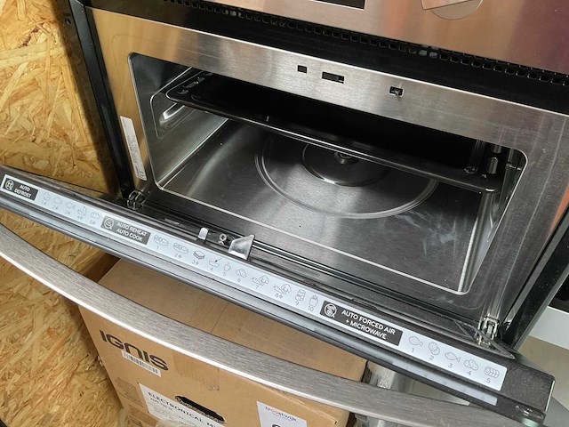 Indesit mwi3400ix inbouw magnetron - afbeelding 2 van  5