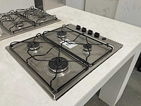 Indesit paa642ix/i gaskookplaat - afbeelding 2 van  2