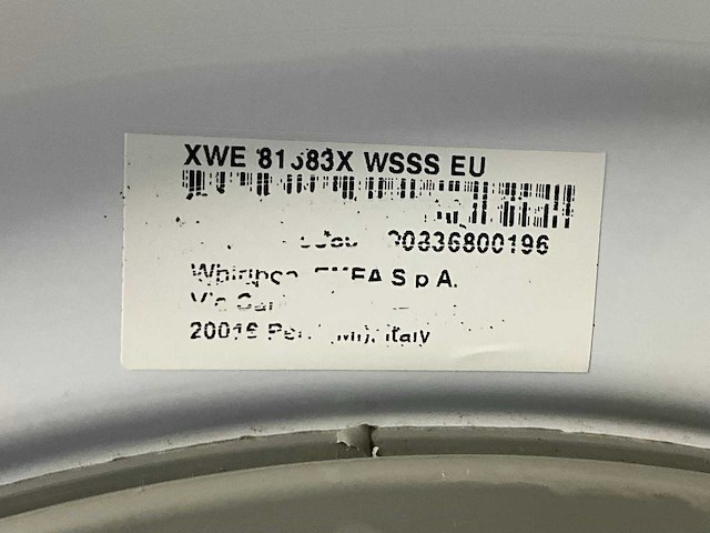 Indesit xwe81383x 8kg wasmachine - afbeelding 4 van  4