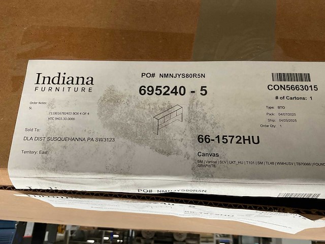 Indiana 695240-5 bureau - afbeelding 3 van  4