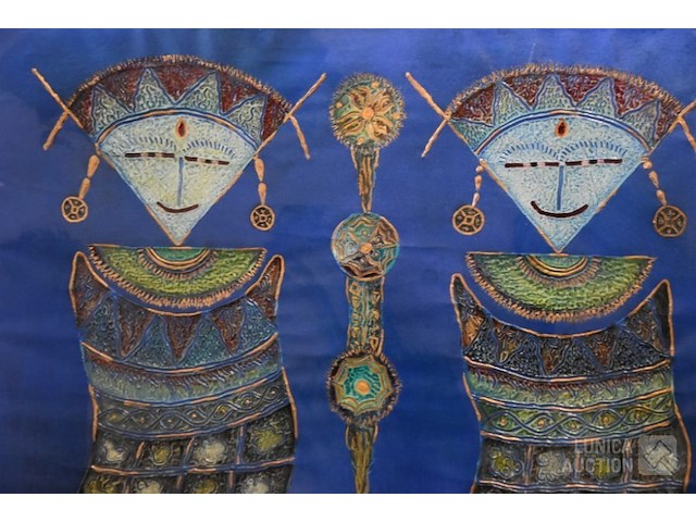 Indonesisch kunstwerk - afbeelding 2 van  4