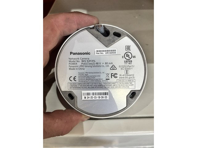 Indoor dome-bewakingscamera, panasonic, wv-s3131l (i-pro extreme serie) - afbeelding 3 van  3