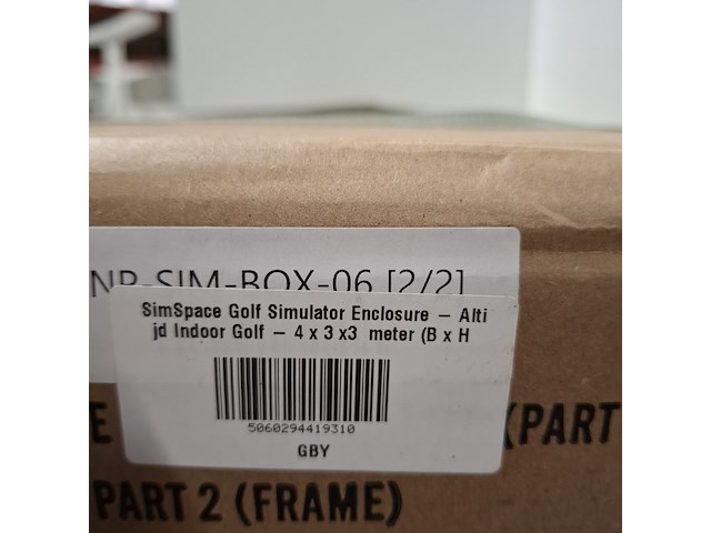 Indoor golf slagkooi simspace golf enclosures, simulator enclosure - afbeelding 5 van  7
