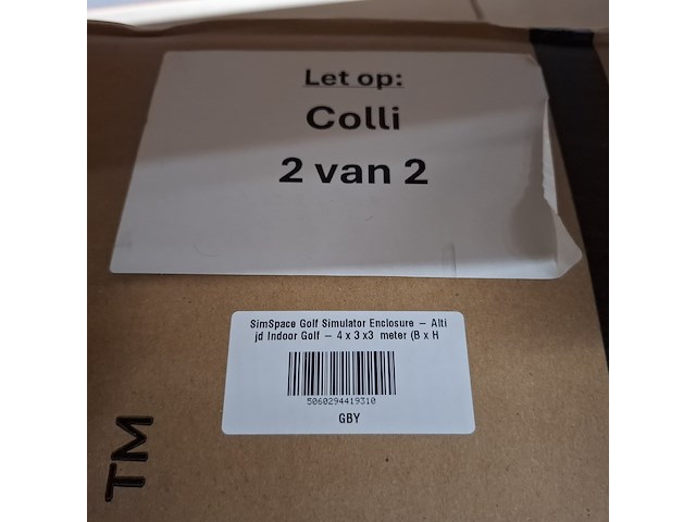 Indoor golf slagkooi simspace golf enclosures, simulator enclosure - afbeelding 7 van  7