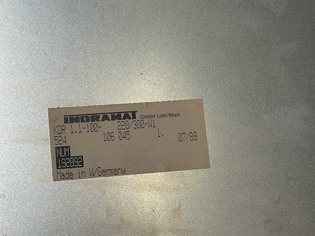 Indramat - partij industriële aandrijf- en besturingscomponenten o.a. voedingen, motor en printplaten - afbeelding 6 van  6