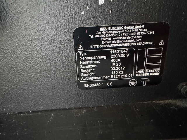 Indu electric - 400a powerlock distributor in flightcase - afbeelding 2 van  10