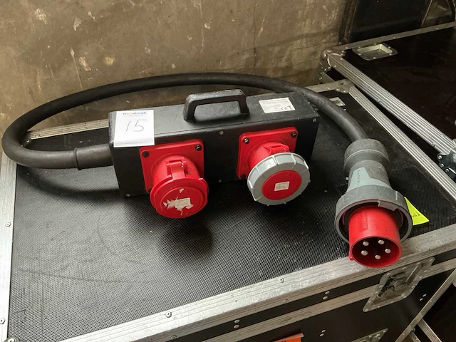Indu electric 125a splitter bouwaansluitkast - afbeelding 1 van  4