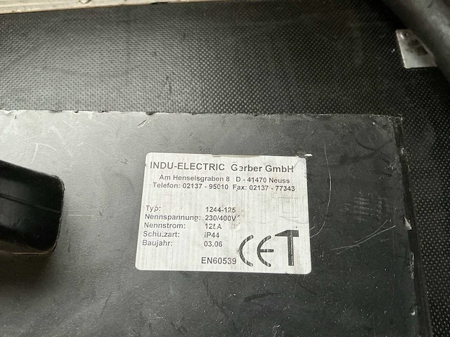 Indu electric 125a splitter bouwaansluitkast - afbeelding 3 van  4