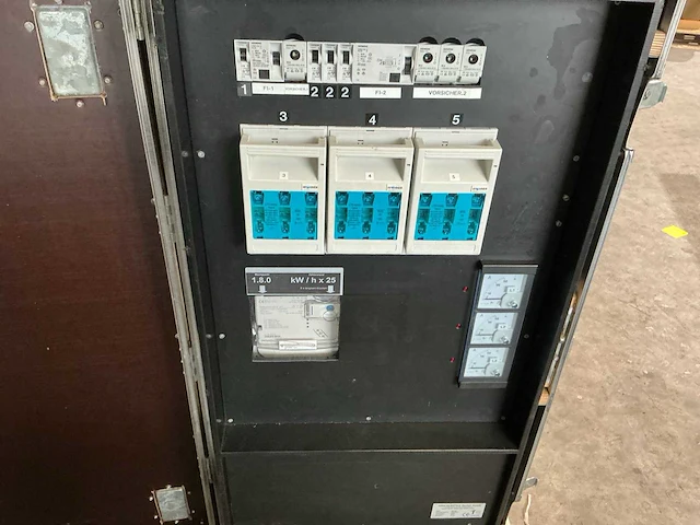 Indu electric 125a stroomverdeler bouwaansluitkast - afbeelding 8 van  9