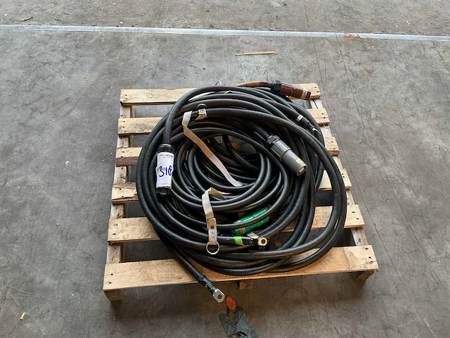 Indu electric 400a powerlock set 5x 7,5m pe,n,l1,l2,l3 krachtstroom kabel - afbeelding 1 van  4