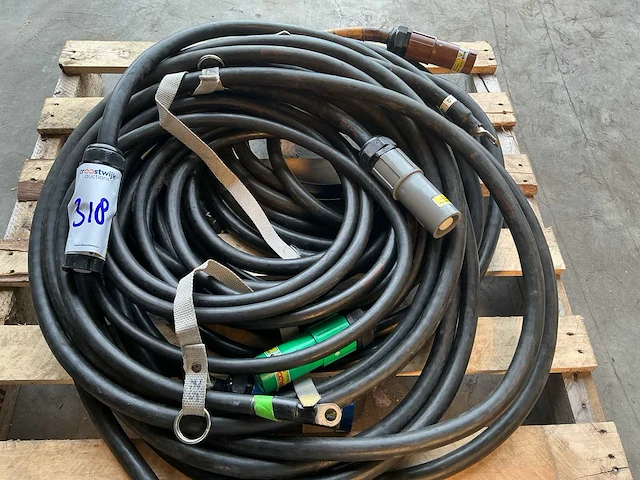 Indu electric 400a powerlock set 5x 7,5m pe,n,l1,l2,l3 krachtstroom kabel - afbeelding 2 van  4