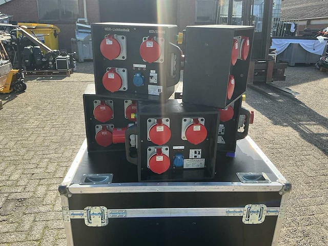 Indu electric 63a stroomverdeler bouwaansluitkast (5x) - afbeelding 1 van  2