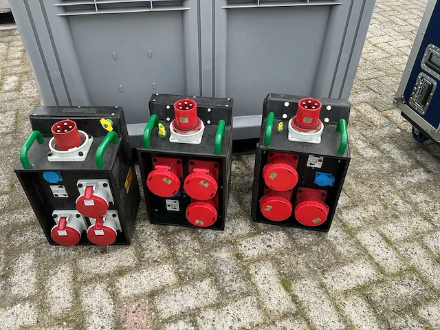 Indu electric 63a verdeler bouwaansluitkast (3x) - afbeelding 1 van  1