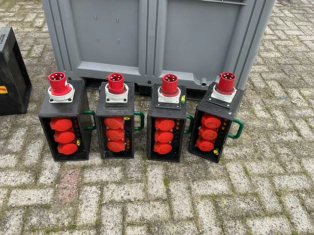 Indu electric 63a verdeler bouwaansluitkast (4x) - afbeelding 2 van  3