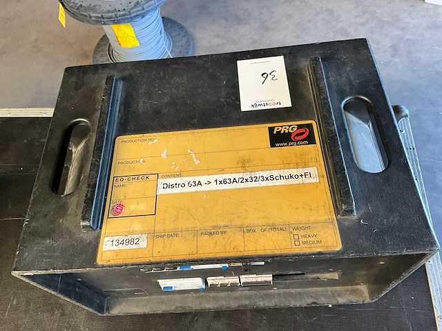 Indu electric 63ampere krachtstroom verdeel kast - afbeelding 2 van  4