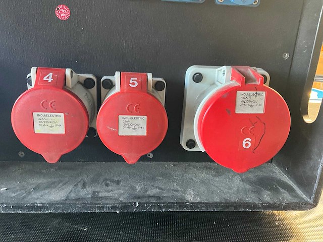 Indu electric 63ampere krachtstroom verdeel kast - afbeelding 3 van  4