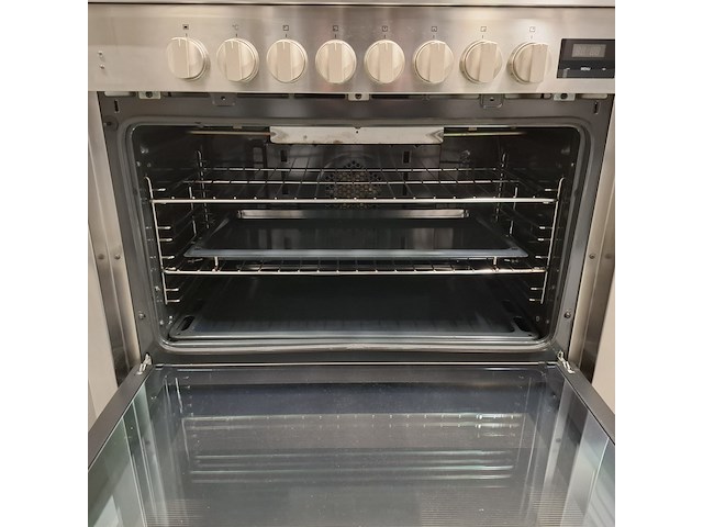 Inductie fornuis 6pits met heteluchtoven, pelgrim, if960rvs, 2023 - afbeelding 3 van  13