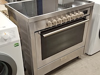 Inductie fornuis 6pits met heteluchtoven, pelgrim, if960rvs, 2023 - afbeelding 1 van  13