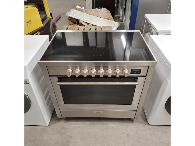 Inductie fornuis 6pits met heteluchtoven, pelgrim, if960rvs, 2023 - afbeelding 6 van  13