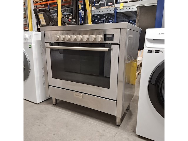 Inductie fornuis 6pits met heteluchtoven, pelgrim, if960rvs, 2023 - afbeelding 7 van  13