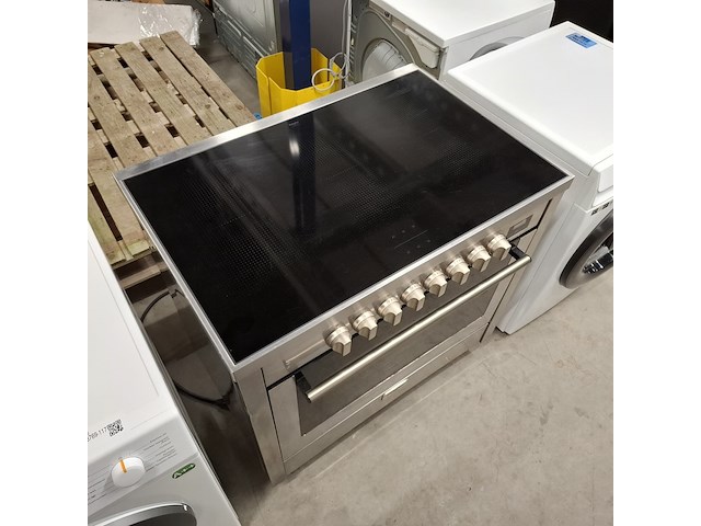 Inductie fornuis 6pits met heteluchtoven, pelgrim, if960rvs, 2023 - afbeelding 11 van  13