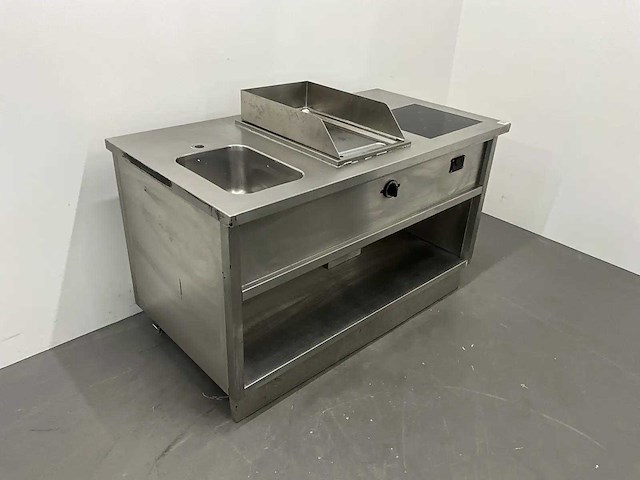 Inductie kook- en baklijn met spoelbak - afbeelding 10 van  16