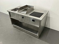 Inductie kook- en baklijn met spoelbak - afbeelding 15 van  16