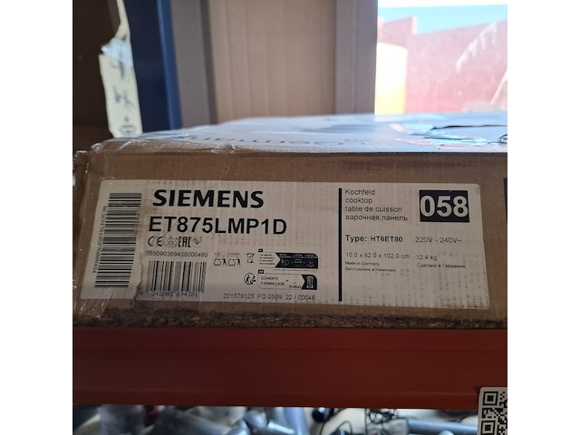 Inductie kookplaat inbouw, siemens demo model, et875lmp1d - afbeelding 2 van  10