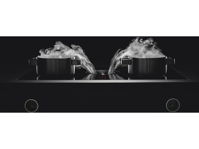 Inductie kookplaat met afzuiging, bora, pura pure, zwart - afbeelding 2 van  5